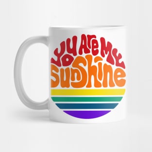 You Are My Sunshine Word Art Mug